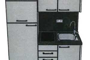 Apartment Nr. 12 - 1 Zimmer - möbliert - Erstbezug! – Pestalozzistraße 11, 86154 Augsburg – Vorschaubild 16