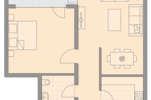 Charmante 2-Zimmer-Wohnung mit Dachterrasse und Blick ins Grüne – Die vollständige Adresse der Immobilie erhältst du vom Anbieter., 79112 Tiengen, Freiburg im Breisgau – Vorschaubild 11