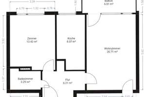 Frisch sanierte 2-Zimmer Wohnung mit Balkon – Fürstenwalder Straße 2, 30629 Misburg-Nord, Hannover – Vorschaubild 6