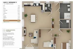 Moderne, barrierefreie 3-Zimmer-Neubauwohnung mit Balkon – Die vollständige Adresse der Immobilie erhältst du vom Anbieter., 79423 Heitersheim – Vorschaubild 7