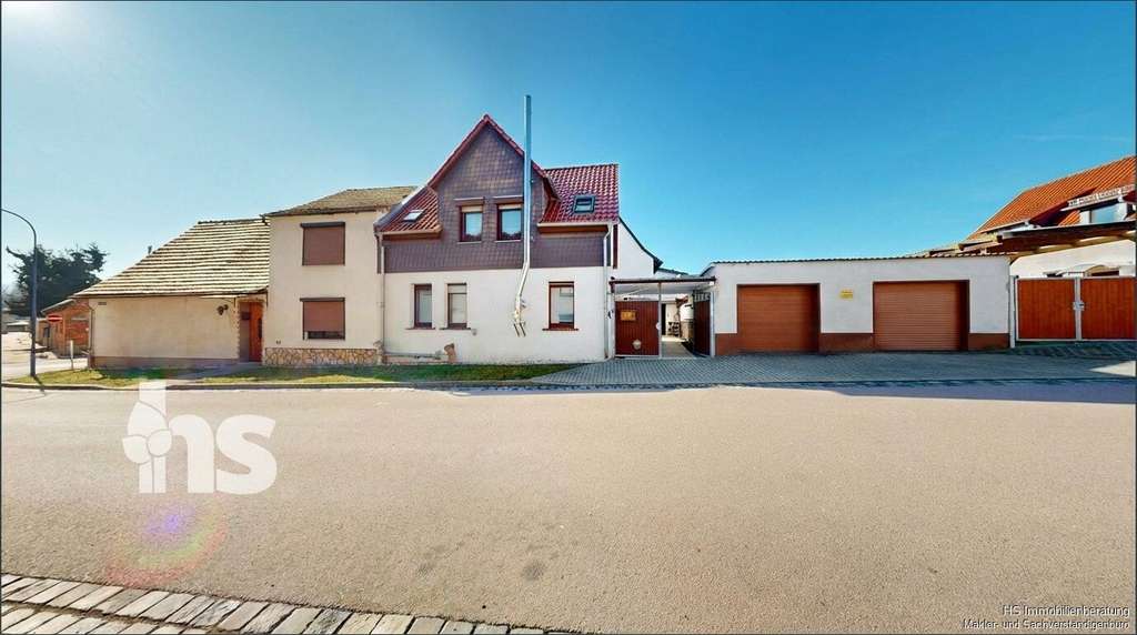 Immobilie in Klostermansfeld - PROVISIONSFREI: Familienfreundliche Doppelhaushälfte in Klostermansfeld mit Potenzial - Bild 1