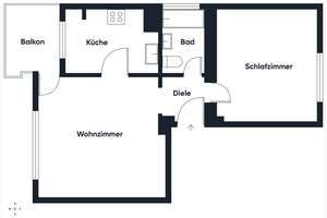 Vermietete 2-Zimmer-Eigentumswohnung mit Balkon und praktischem Grundriss in Düsseldorf-Mörsenbroich – Die vollständige Adresse der Immobilie erhältst du vom Anbieter., 40470 Rath, Düsseldorf – Vorschaubild 17