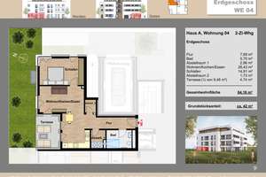 Letzter Bauabschnitt! 2-Zimmer-EG-Wohnung mit eigenem Gartenanteil und TG-Platz / Neubau - Erstbezug – Kornblumenstr. 11, 38108 Wabe-Schunter-Beberbach, Braunschweig – Vorschaubild 3