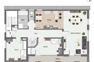 Großzügiges Zweifamilienhaus mit ausgebautem Dachgeschoss und Südgarten in Bielefeld-Quelle – 33649 Brackwede, Bielefeld – Vorschaubild 27