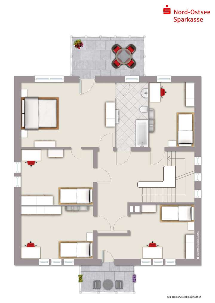 Grundriss Obergeschoss