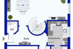 Architektur trifft Wohngefühl – außergewöhnliche  4-Zimmer Maisonette-Wohnung mit Galeriecharak – Die vollständige Adresse der Immobilie erhältst du vom Anbieter., 44805 Harpen/Rosenberg, Bochum – Vorschaubild 17