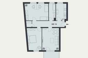 Invest in Wilmersdorf: Helle 4-Zimmer-Wohnung mit Südbalkon und optimalem Grundriss! - vermietet – Badensche Straße 31, 10715 Wilmersdorf, Berlin – Vorschaubild 2