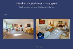 München-Bogenhausen-Herzogpark ,  Wohnen an Isar und Englischem Garten – Die vollständige Adresse der Immobilie erhältst du vom Anbieter., 81925 Herzogpark, München – Vorschaubild 3