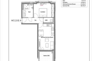 Helle 2-Zimmer-Wohnung mit Balkon im 1. Obergeschoss – Die vollständige Adresse der Immobilie erhältst du vom Anbieter., 50735 Niehl, Köln – Vorschaubild 7