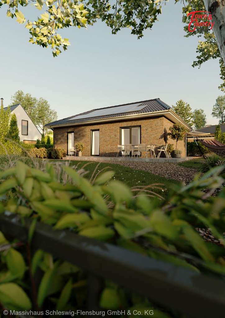 Ein Bungalow, der Sie mit Behaglichkeit empfängt