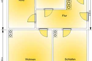 Anschauen! 3-Raum-Wohnung mit Blick ins Grüne – Dr.-Wilhelm-Külz-Straße 26, 7950 Zeulenroda-Triebes – Vorschaubild 5