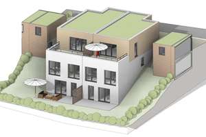 **Neubau**kurzfristig bez.**Haus-Besichtigung So. 21.12. v. 11-12 Uhr I Top ! Traumlage Mering** – Hartwaldstraße 29 - 31, 86415 Mering – Vorschaubild 2