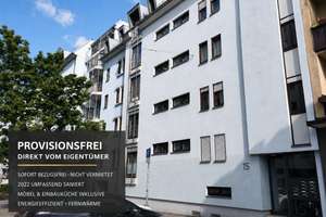 PROVISIONSFREI: Umfassend sanierte 2,5-Zimmer-Stadtwohnung – möbliert, Aufzug und Gartenblick