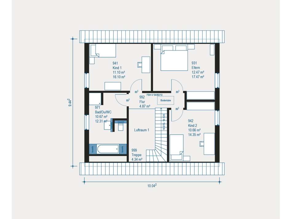Grundriss Dachgeschoss