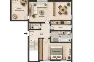 2 Zimmer Dachgeschosswohnung mit zusätzlichem Raum | Eigennutzer oder Kapitalanleger – 45476 Styrum, Mülheim an der Ruhr – Vorschaubild 32
