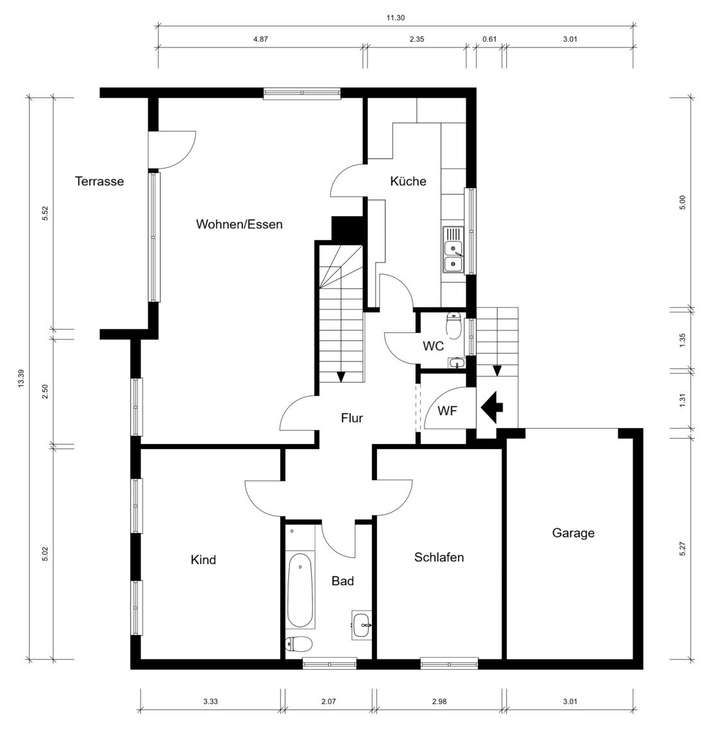 Grundriss Erdgeschoss
