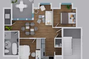 Neue helle Dachgeschosswohnung mit Flair im Energiesparhaus in Bonn-Endenich – Bonn – Vorschaubild 2