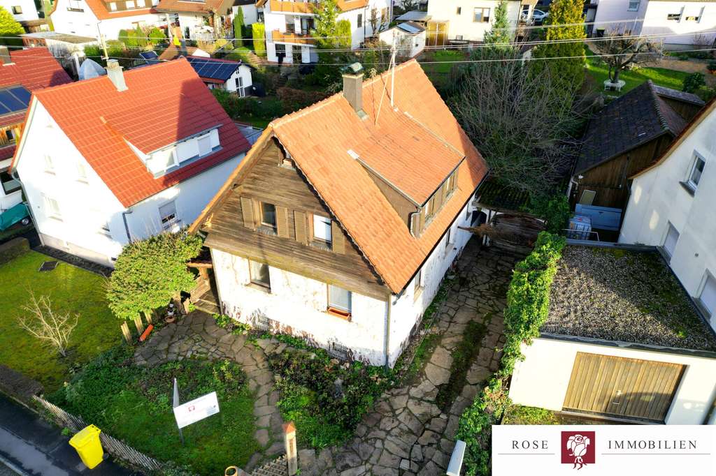 Immobilie in Schwaikheim - Kernsanierungsbedürftiges Einfamilienhaus mit Garage in toller Lage von Schwaikheim - Bild 4