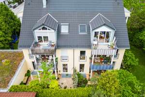 Trudering (BJ 2007) - Helle 3-Zimmer-Maisonettewhg. im EG mit traumhaftem Garten und Hobbyraum im UG