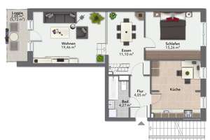 Gelegenheit ! 
Gepflegte Eigentumswohnung HH-Niendorf  - ca. 120 m² zu bewohnen. – Die vollständige Adresse der Immobilie erhältst du vom Anbieter., 22455 Niendorf, Hamburg – Vorschaubild 18