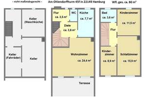 Vermietetes Reihenhaus in ruhiger Lage – Am Ohlendorffturm 45f, 22149 Rahlstedt, Hamburg – Vorschaubild 5