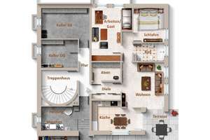 Frst. ZFH mit geräumiger, bezugsfreier Eigentümerwohnung in Top-Lage von Leverkusen-Schl – 51375 Schlebusch, Leverkusen – Vorschaubild 24