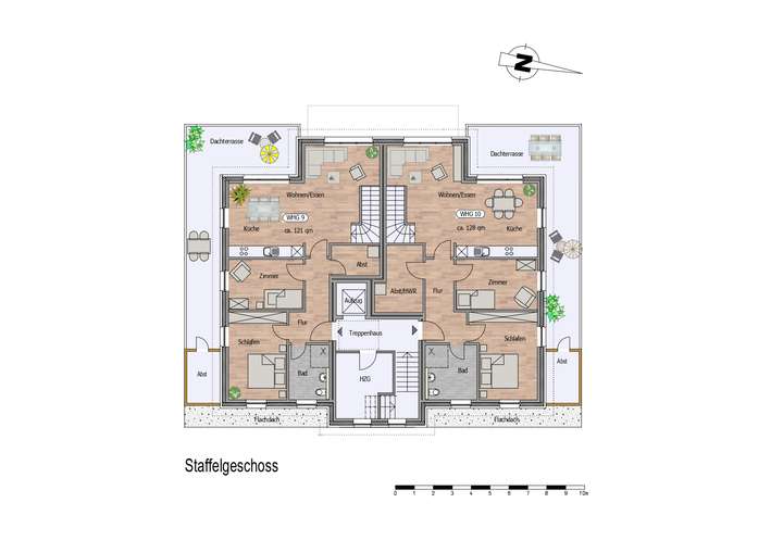 Grundriss Staffelgeschoss