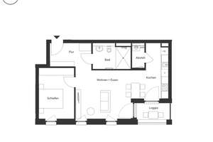 Schöne 2-Zimmer WHG mit Loggia – Steinworth 6, 30539 Bemerode, Hannover – Vorschaubild 10