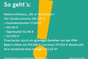 *KfW40* Alles, was Sie in Weyhausen brauchen auf 120m² Wohntraum + Grundstück! – Mühlenweg 15, 38554 Weyhausen – Vorschaubild 3