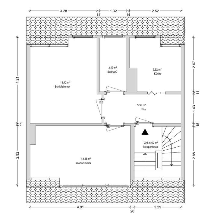 Grundriss Dachgeschoss