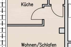 Münster Innenstadt 1-Zimmer-Wohnung – Die vollständige Adresse der Immobilie erhältst du vom Anbieter., 48143 Dom, Münster – Vorschaubild 6