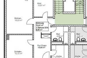 Renovierte 3 Zimmer Wohnung mit Balkon – Carl-von-Ossietzky-straße 16, 51377 Leverkusen – Vorschaubild 10