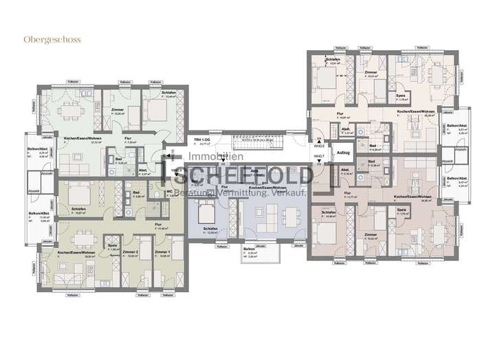 Gesamtgrundriss 1. OG