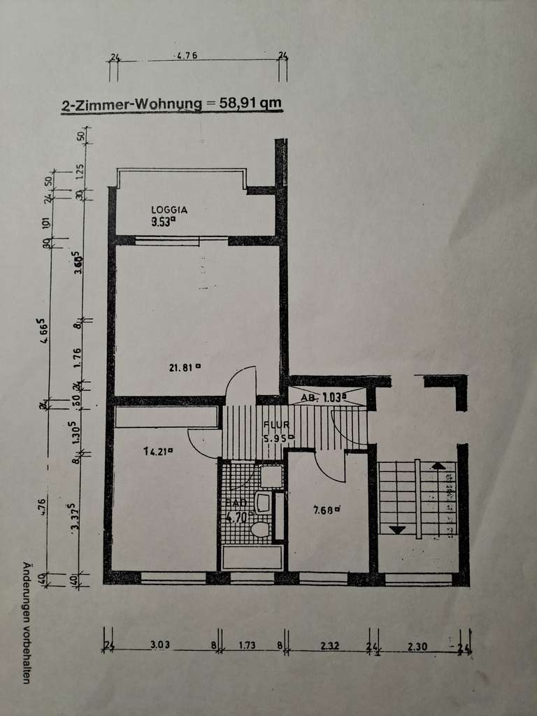 Helle 2-Zimmer Wohnung mit Balkon in Hannover-Ahlem