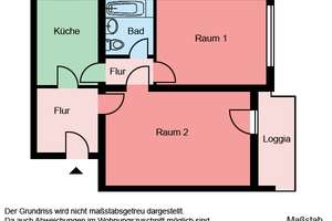 2 Zimmer Wohnung mit WBS in Dortmund-Kurl – 44319 Kurl-Husen, Dortmund – Vorschaubild 2