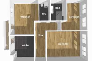 Frisch sanierte 3-Zimmer-Wohnung | Modernes Wohnambiente | Balkon | Sofort bezugsfrei – Forststraße 12, 9130 Sonnenberg, Chemnitz – Vorschaubild 11