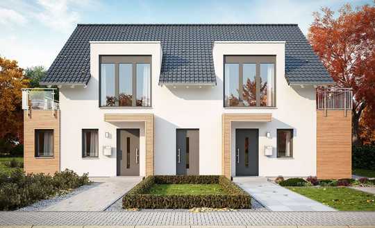  Geld sparen kann so einfach sein! Doppelhaus mit alten oder neuen Freunden bauen!