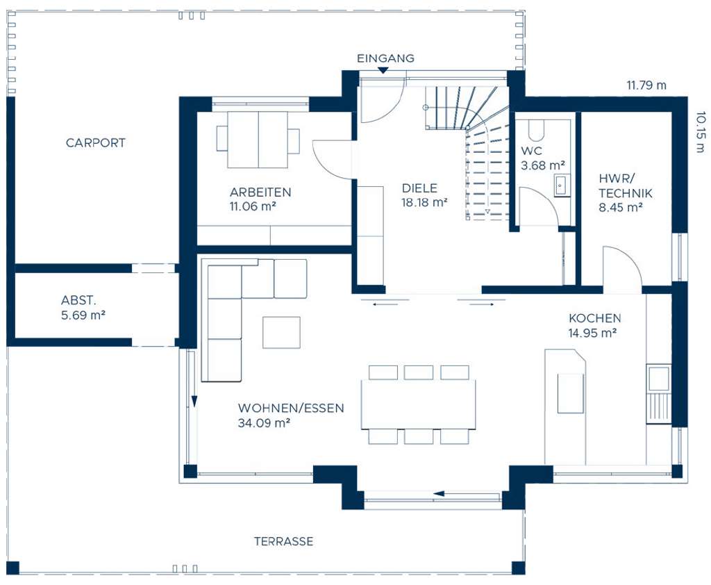 Immobilie in Seeon-Seebruck - INNEN INNOVATIV. AUSSEN AUSSERGEWÖHNLICH. INKLUSIVE BAUPLATZ! - Bild 4