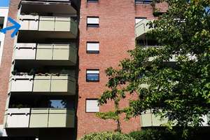 gepflegte 3 Zimmer Wohnung mit großem Balkon in zentraler Lage von Mönchengladbach und Garage – Die vollständige Adresse der Immobilie erhältst du vom Anbieter., 41061 Gladbach, Mönchengladbach – Vorschaubild 2