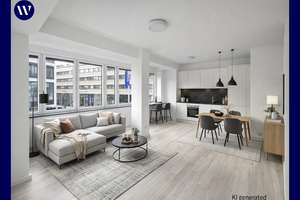 Mit Stil und Komfort und Umzugsbonus von 1.720 €: Helle 2 Zimmer, Einbauküche, Neubauausstattung