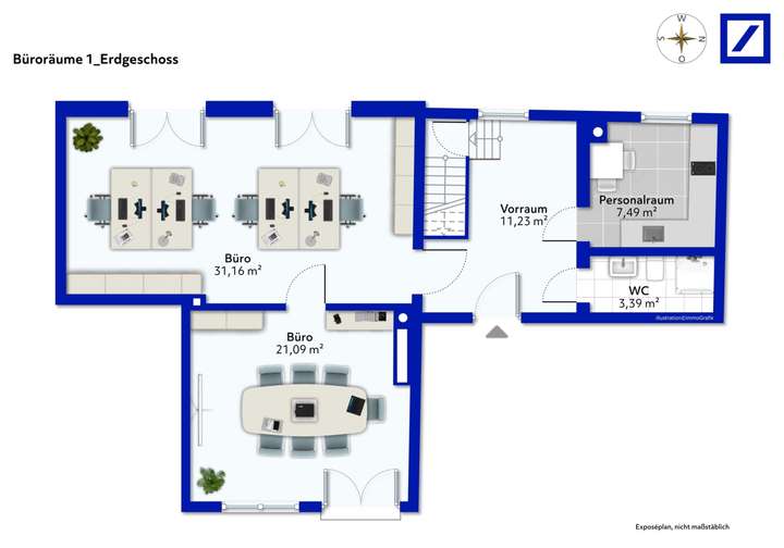 Grafik_Büroräume 1_EG