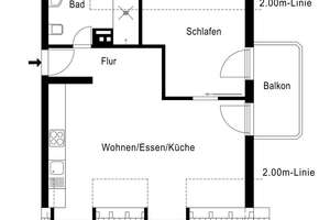 Gemütliche Dachgeschosswohnung mit Charme und durchdachtem Grundriss – Die vollständige Adresse der Immobilie erhältst du vom Anbieter., 81549 Obergiesing, München – Vorschaubild 7