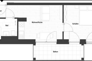 Sanierte 2-Zimmer Wohnung in Flingerns Herzstück (WE 2.07/11/15/19/23) | mit EBK und Balkon! – Lindenstraße 95, 40233 Flingern Nord, Düsseldorf – Vorschaubild 2