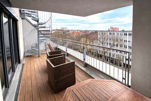 Penthouse-Glück 
bei der Fürther Freiheit 
- große Dachterrasse – Die vollständige Adresse der Immobilie erhältst du vom Anbieter., 90762 Stadtpark, Stadtgrenze, Fürth – Vorschaubild 2