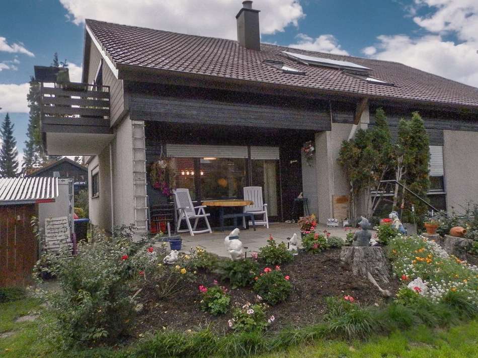 Rückseite des Hauses