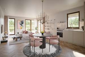 AIGNER - ISEN DUETT (W 6+7) - Architektonische Eleganz trifft auf zeitlose Ästhetik – Die vollständige Adresse der Immobilie erhältst du vom Anbieter., 81545 Harlaching, München – Vorschaubild 4