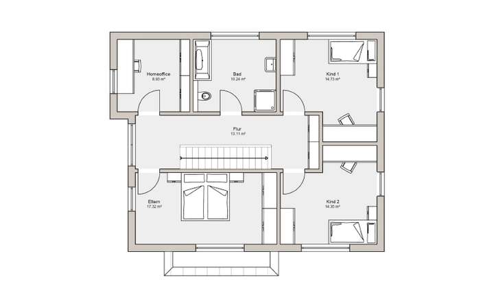 Grundriss Dachgeschoss