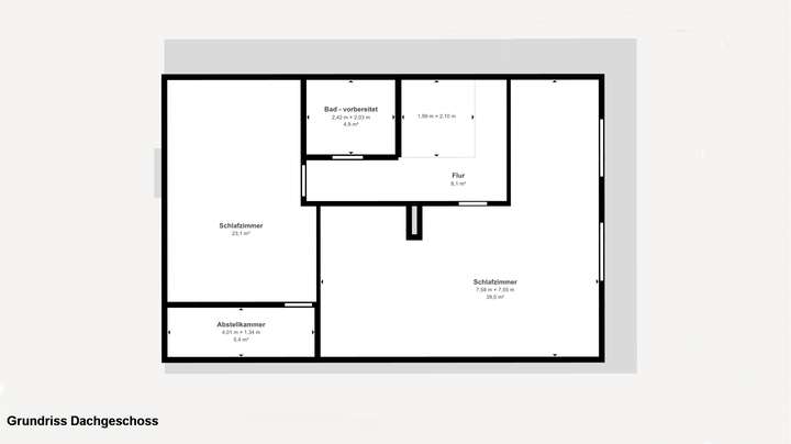 Grundriss Dachgeschoss
