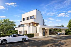 Neubau:  Modernes 4- Familienhaus in urbaner Wohnlage in Stuttgart Ost