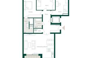 4-Zimmer-Gartenwohnung mit Aufzug direkt in die Wohnung – Die vollständige Adresse der Immobilie erhältst du vom Anbieter., 81545 Harlaching, München – Vorschaubild 31